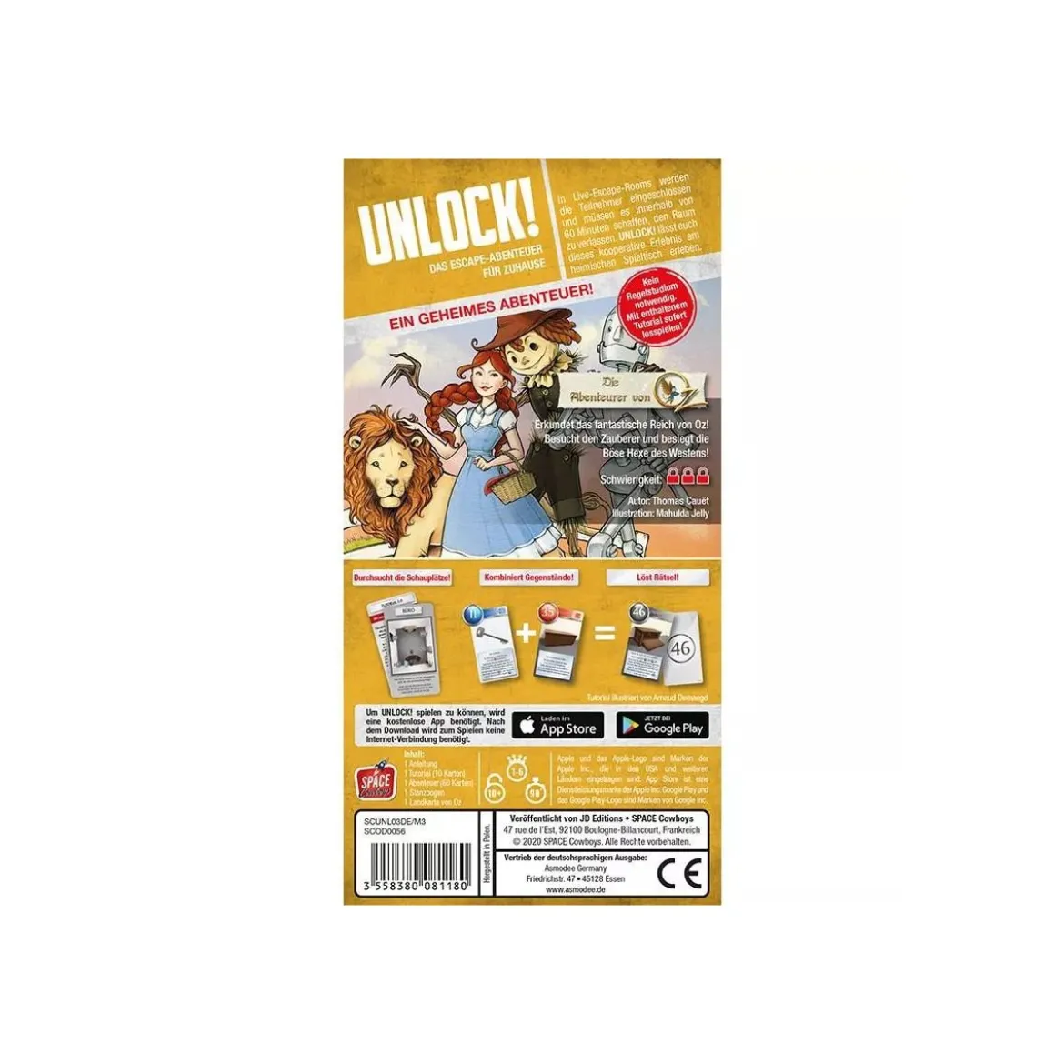 Unlock! Die Abenteurer von Oz - Denkspiel
