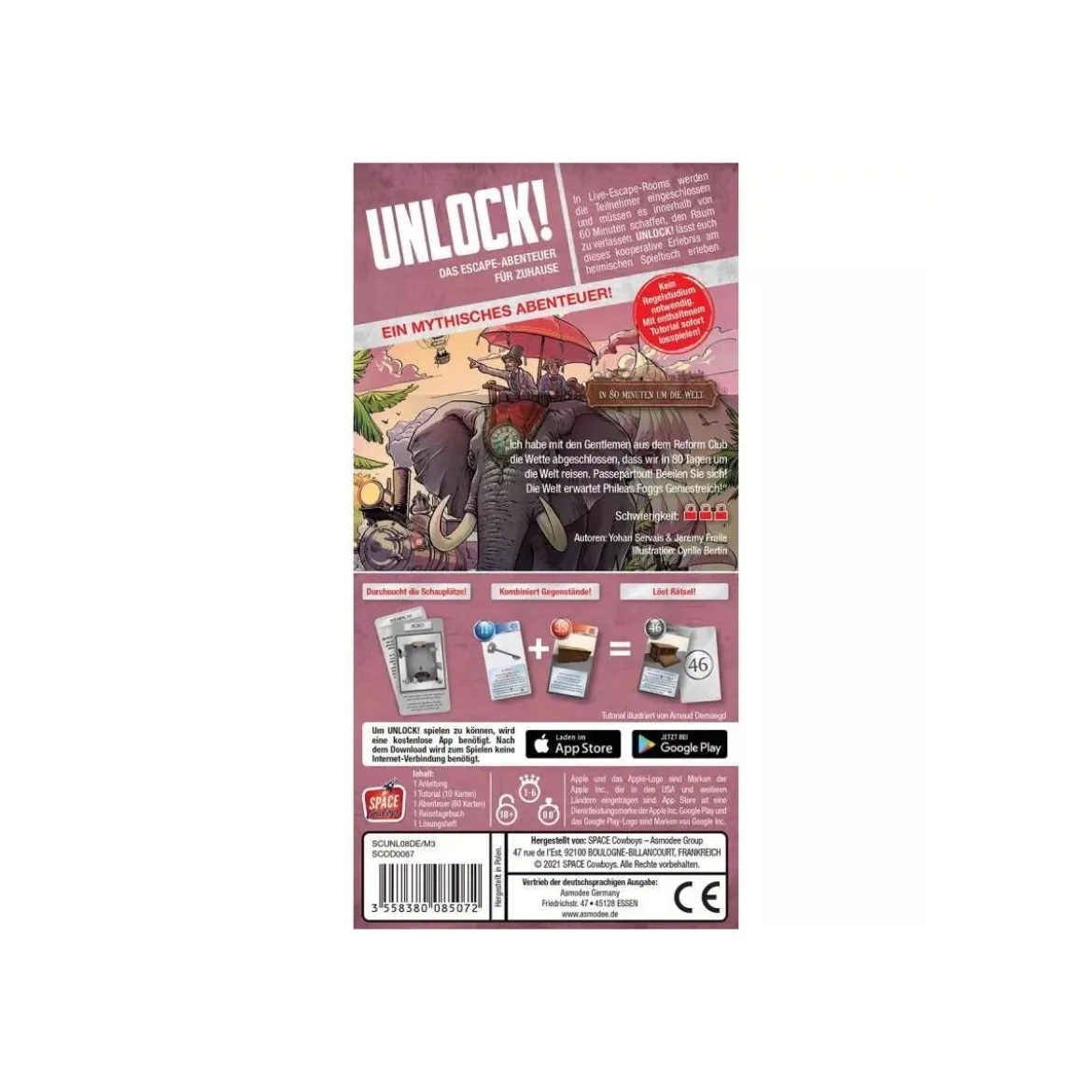 Unlock! In 80 Minuten um die Welt - Denkspiel