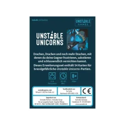 Unstable Unicorns - Drachen Erweiterungsset - Kartenspiel-Erweiterung