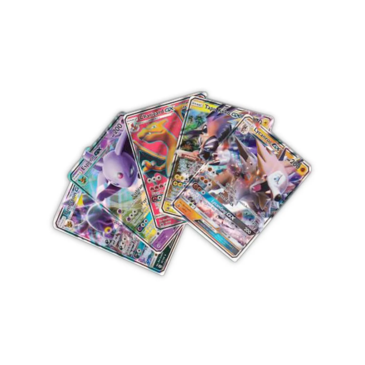 5 unterschiedliche GX Karten aus den Sun & Moon Serien auf deutsch - Sonderpreis!