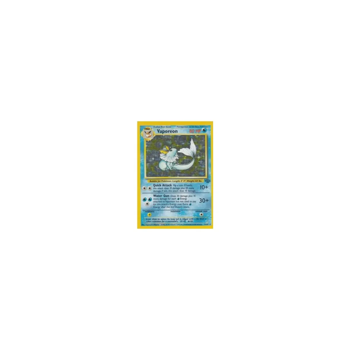 Vaporeon 12/64 HOLO