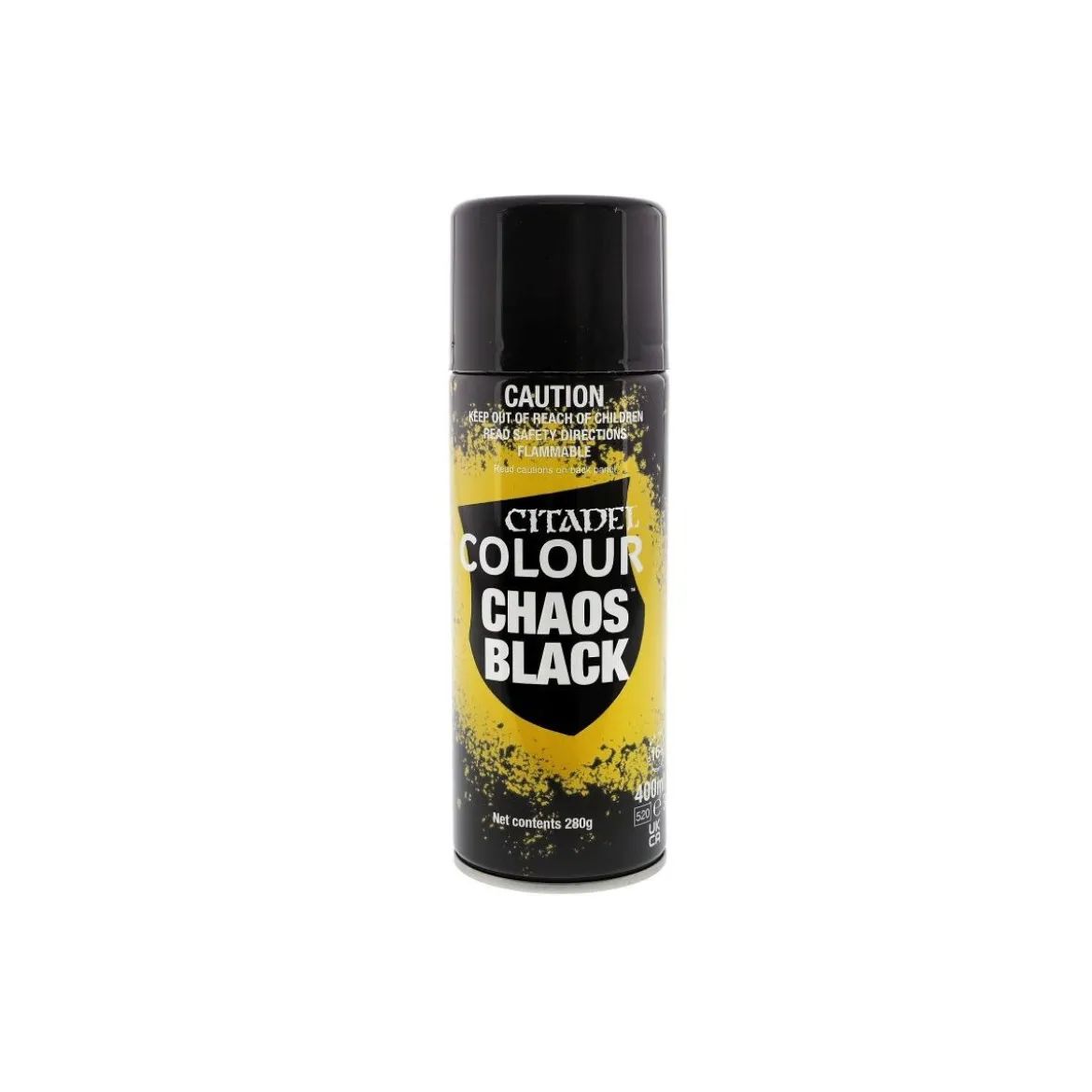 Warhammer Chaos Black Spray Grundierspray (400 ml) (62-02)