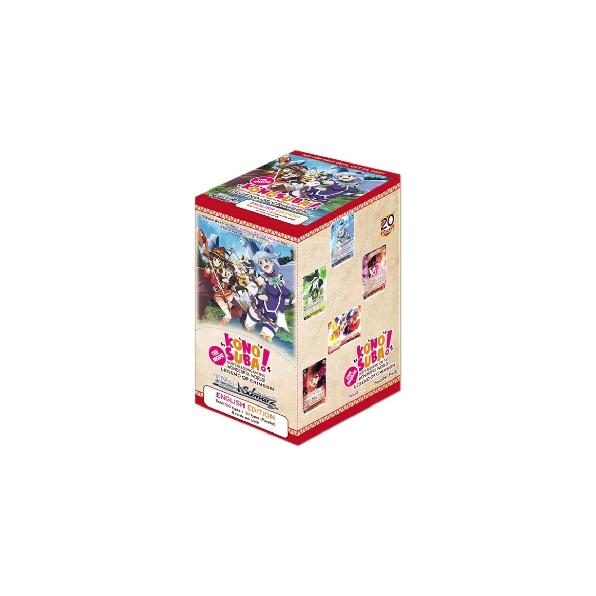 Weiß Schwarz - KONOSUBA God's blessing on this wonderful world! Legend of Crimson - Booster Display (englisch)