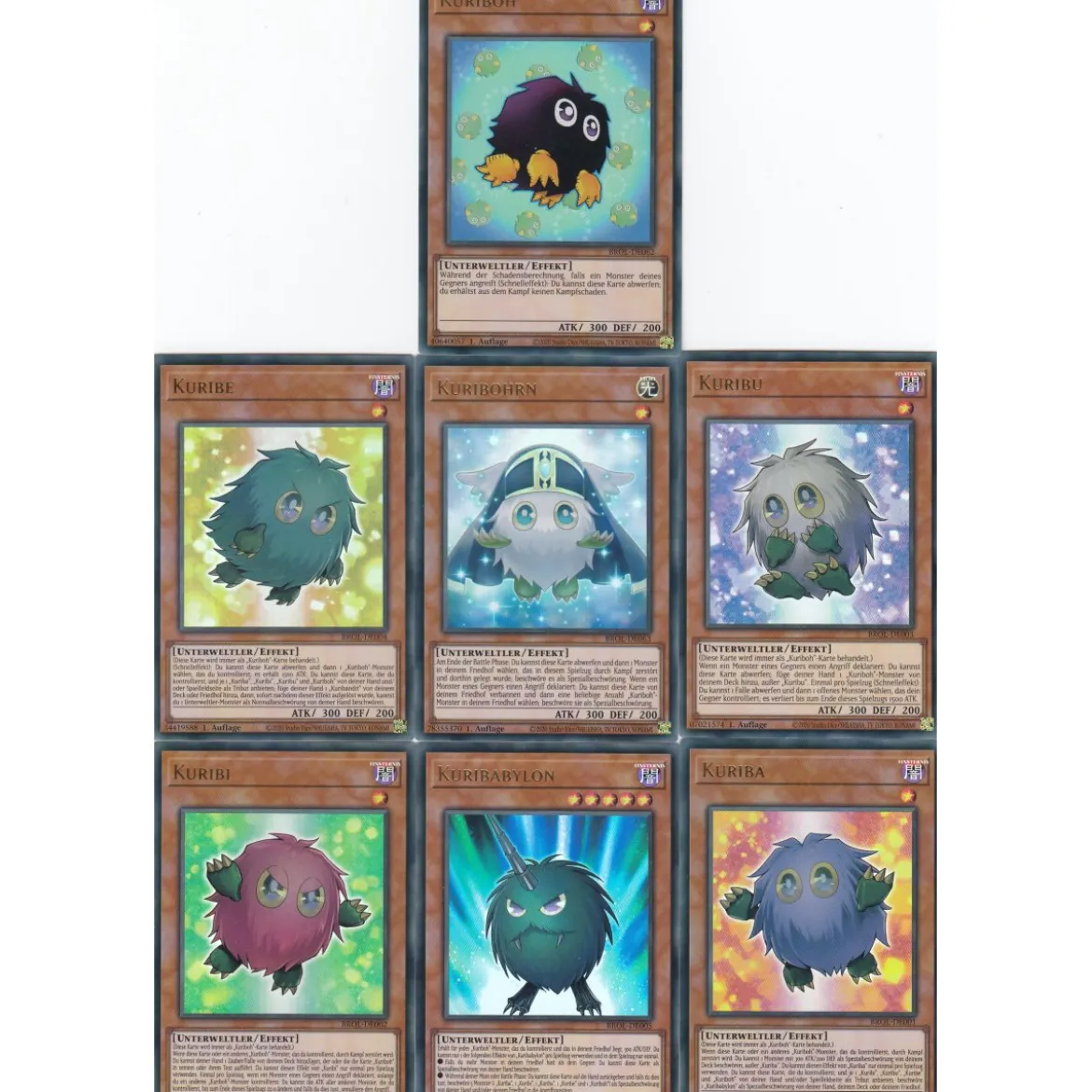 Yu-Gi-Oh Brothers of Legend (BROL) - Ultra Rare Set - Kuriboh
