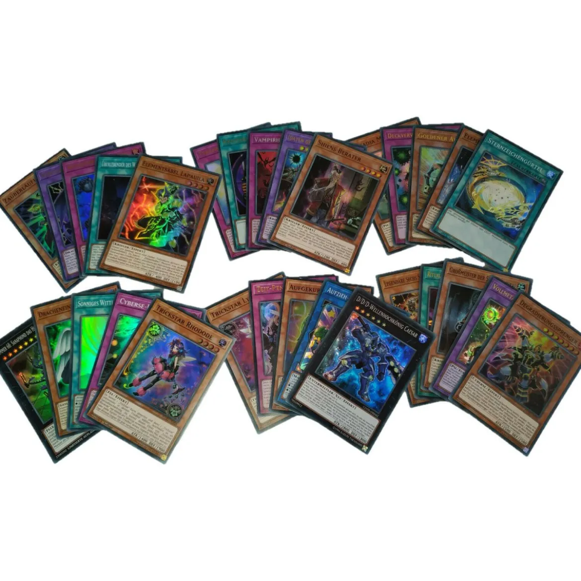 Yugioh Holo MEGASET - 30 deutsche Holokarten
