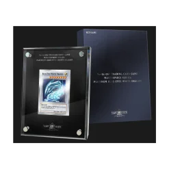 Yu-Gi-Oh! Masterpiece Series - Platinum Blue-Eyes White Dragon Silber Metallkarte