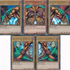 Yugi's Legendary Decks - Alle 5 Exodia-Karten englisch
