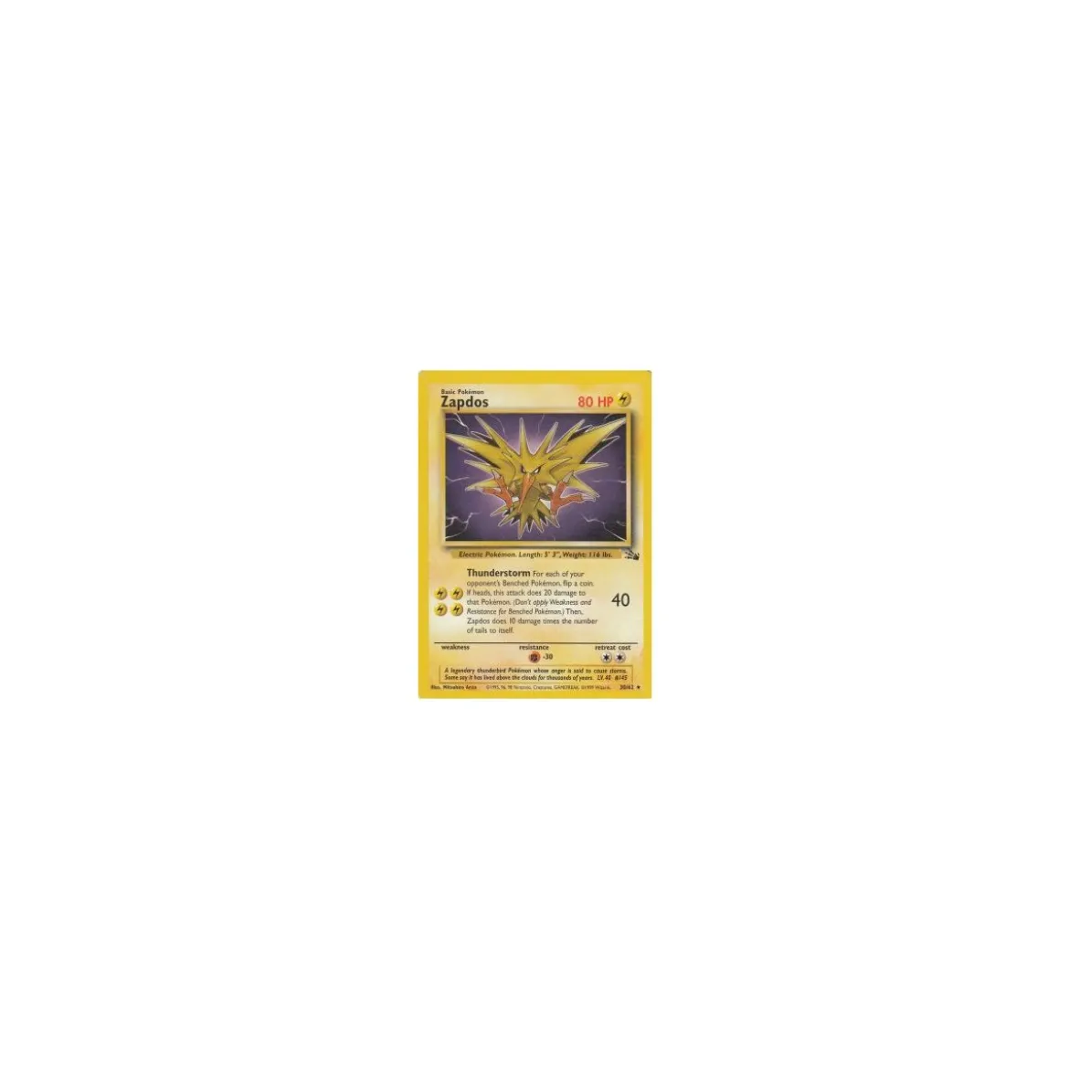 Zapdos 30/62