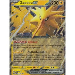Zapdos ex Karmesin & Purpur PROMO XXL OVERSIZED/ÜBERGROß