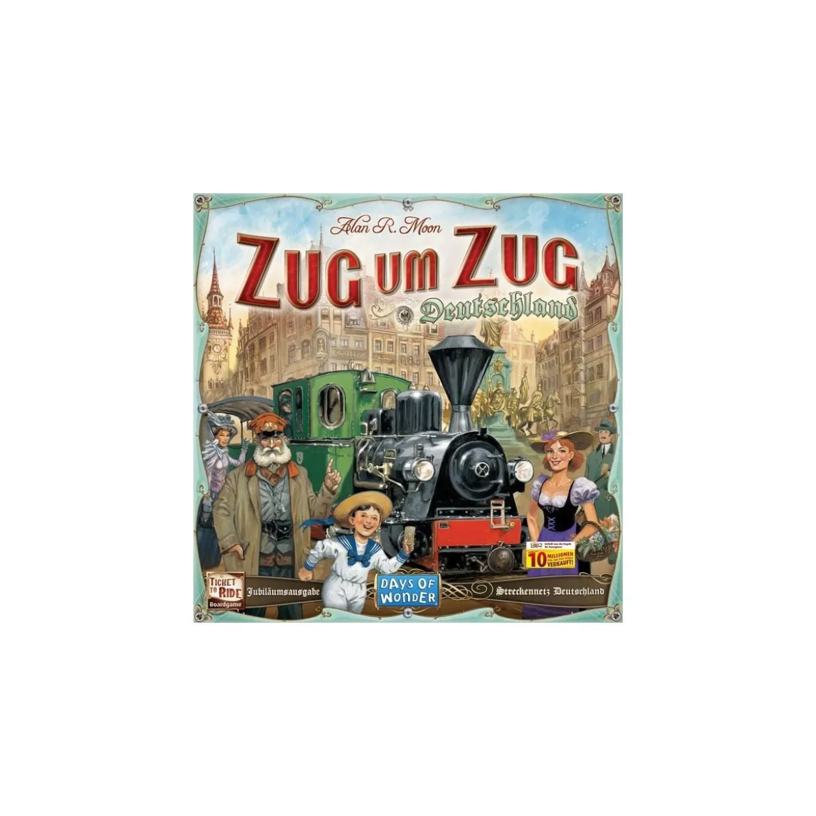 Zug um Zug Deutschland (Neuauflage inkl. "Deutschland 1902") - Brettspiel