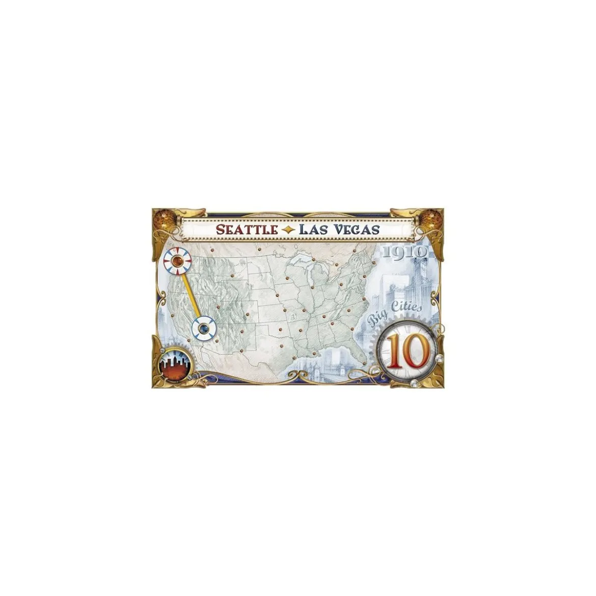 Zug um Zug - USA 1910 - Brettspiel-Erweiterung